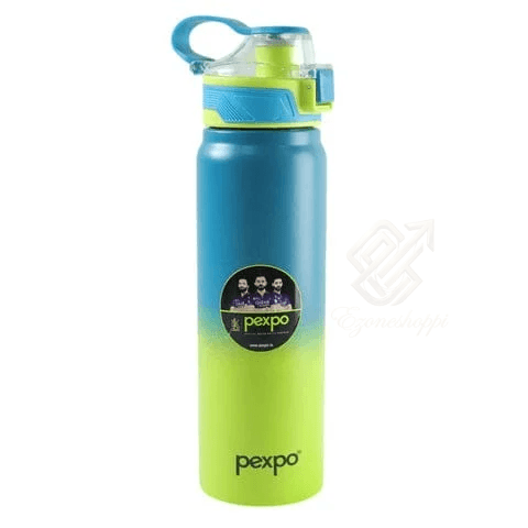 Pexpo Amaze Hot & Cold Insulated Stainless Steel Water Bottle with Flip Top Lid, Lock System and Carry Handle for Gym Workout Office Travel Outdoor Hydration – 800 ML . – alternate view