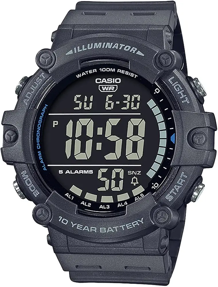 Casio Youth Series Digital Black Dial Men AE-1500WH-8BVDF (D219)